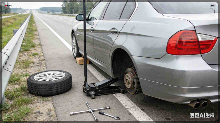 共青城爆胎道路救援-汽车换备胎